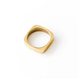 brass square ring II