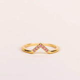 pink lambda ring