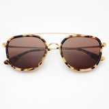 weston acetate round unisex sunglasses