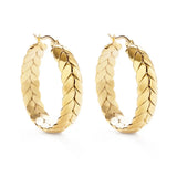 mind's eye design braided hoops