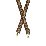 1.5" embroidered guitar strap