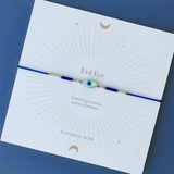 evil eye cord bracelet