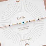 evil eye cord bracelet