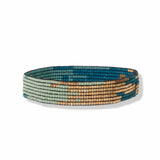 alex ombre beaded stretch bracelet (various colors)