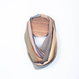 handwoven bamboo silky weave infinity scarf