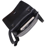 halo leather crossbody
