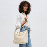 sky’s the limit - medium woven neoprene tote