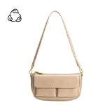 aria recycled vegan shoulder bag