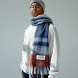 the stockholm scarf, 100% recycled, winter lagoon