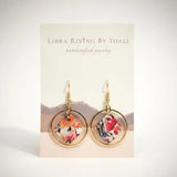 kelly circle dangle earrings
