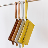 muse handcrafted leather wristlet