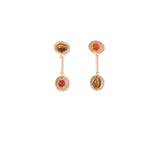 vintage starburst drop earrings