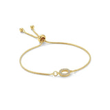 adjustable pave charm bracelets