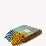 the reykjavik scarf, 100% recycled, yellow check