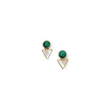 malachite tiny elder studs