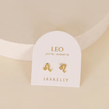 zodiac gold earrings