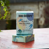 agave + salted peel bar soap