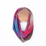 handwoven bamboo silky weave infinity scarf