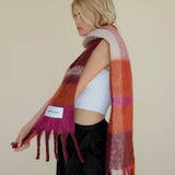 the stockholm scarf, 100% recycled, autumnal falls