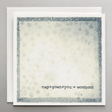 Cap+Gown+You = Woohoo! Card