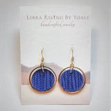 kelly circle dangle earrings