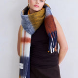 the stockholm scarf, 100% recycled, midnight summer