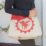 pegasus triangle shoulder Bag