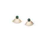 mini pleat jacket earrings