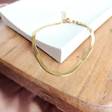 luxe herringbone bracelet