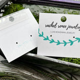 magdalena organic hammered freeform hoops