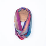 handwoven bamboo silky weave infinity scarf