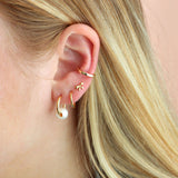 bow stud earrings