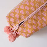 tula tangerine toiletry bag