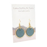 kelly circle dangle earrings