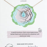 larimar luxe necklace for beautiful mom