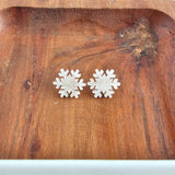 snowflake studs