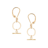 Mini Mantra Drop Earrings