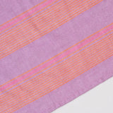 Orchid Tangerine Stripes Handwoven Scarf