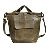 bianca leather tote/crossbody bag