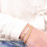 luxe herringbone bracelet