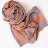 marta block printed scarf