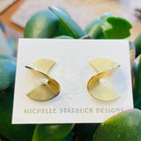 ribbon stud earrings