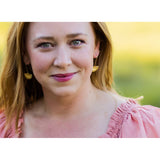 gingko leaf earrings