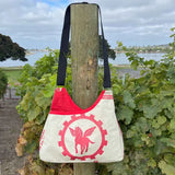 pegasus triangle shoulder Bag