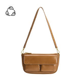 aria recycled vegan shoulder bag