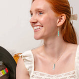 Lyric | Gold Filled Handmade Drop Earrings | Turquoise