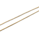 gold chain layered bracelet
