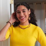 kantha milieu double strand necklace