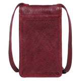 halo leather crossbody