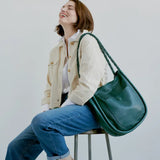 sunbeam handcrafted leather shoulder bag